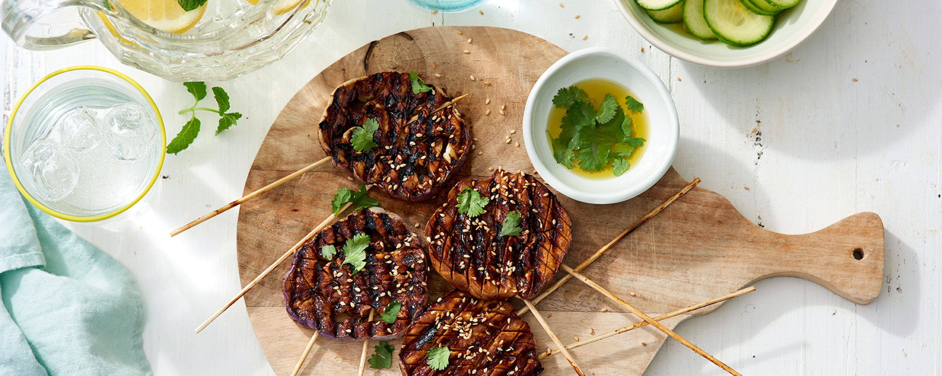 Aubergine Purple Pride Chinese hoisin van de grill