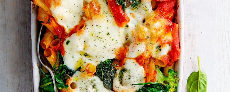 Placeholder for Broccoli Pastaschotel met spinazie broccoli en mozzarella