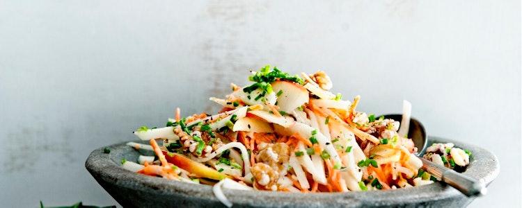 Placeholder for Knolselderij Waldorfsalade met knolselderij en yoghurtdressing