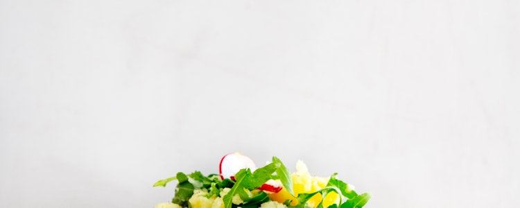 Placeholder for Rucolastamppot met radijs en gebakken worst