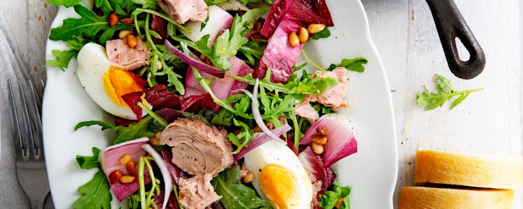 Placeholder for Salade met roodlof rucola en tonijn