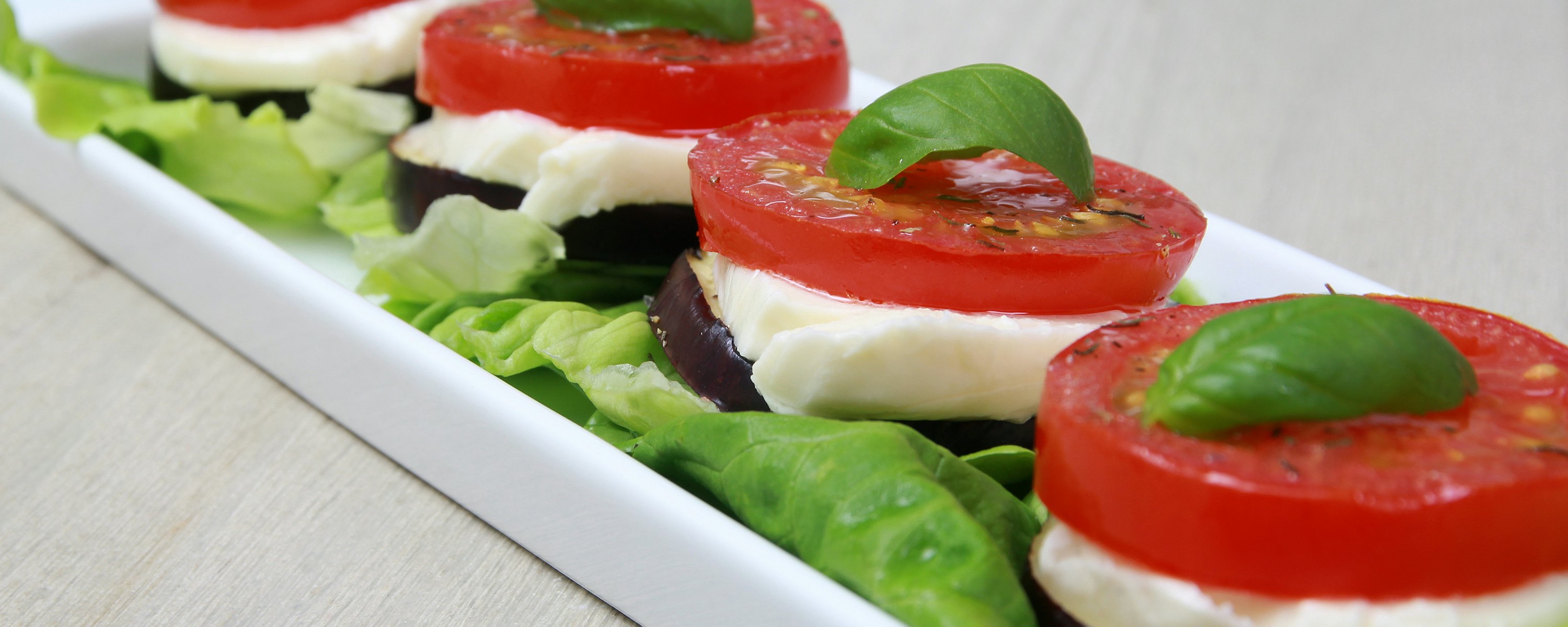 Salade van gegrilde tomaat