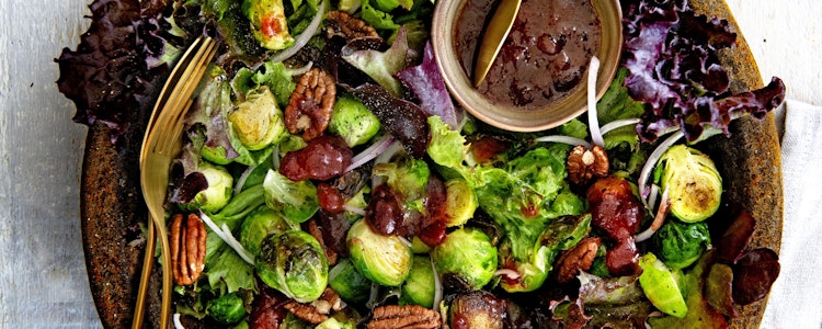 Placeholder for Sla en spruiten Salade geroosterde spruiten