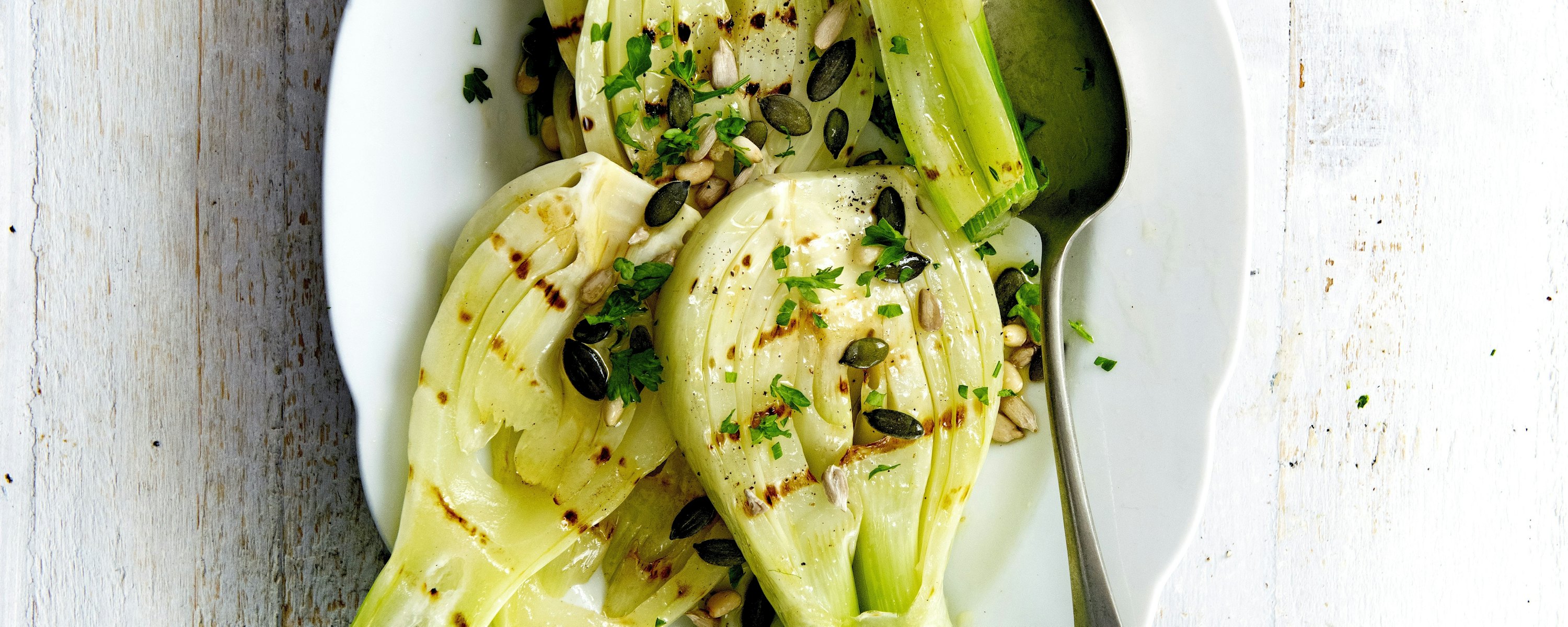 Venkel Gegrilde venkelsalade