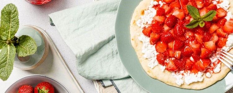 Placeholder for Aardbeien flatbread klein